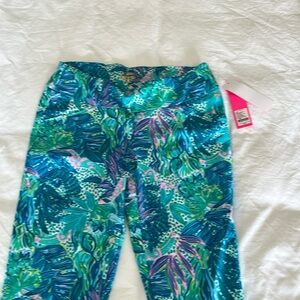 Lilly Pulitzer Corso pant Botanical Green NWT
